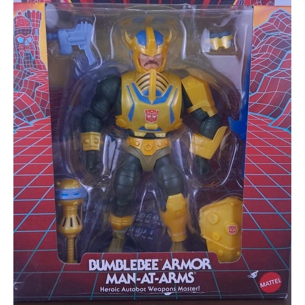 Masters of the Universe X Transformers Bumblebee Armor Man-At-Arms Action Figure